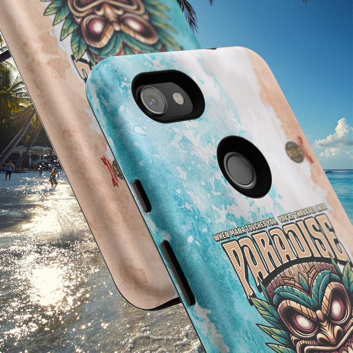 Bora Bora – Coque Antichoc Premium Tiki Élégance