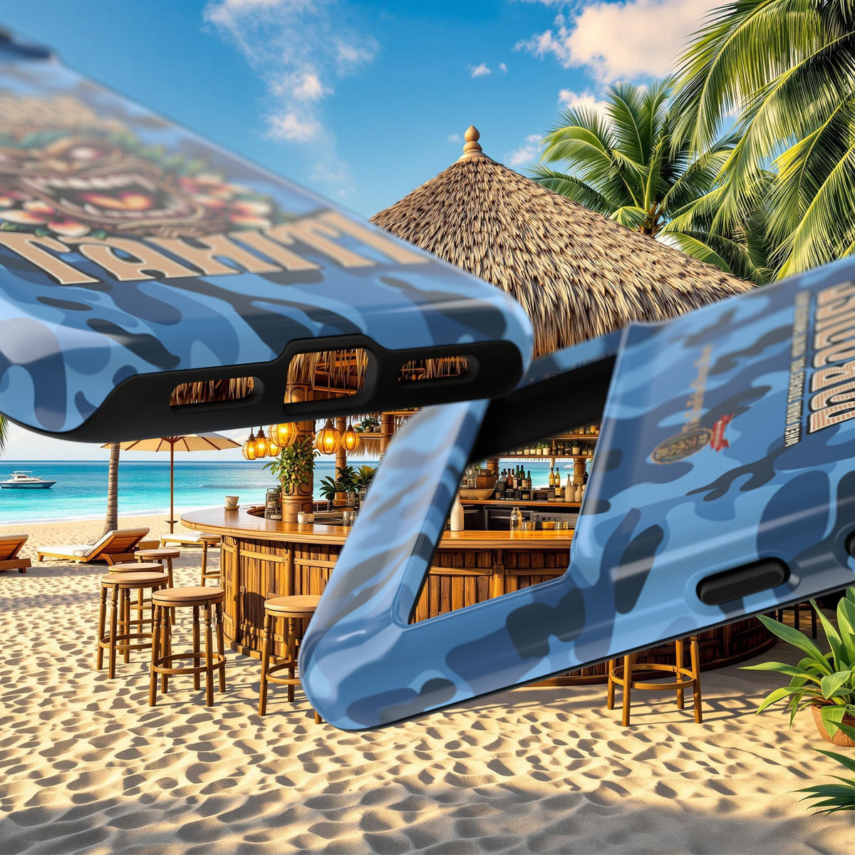Tahiti â Coque Antichoc Premium Tiki Royal