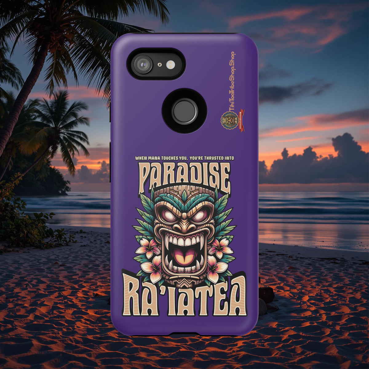 Ra’iatea – Coque Tiki Tribal de Protection Premium