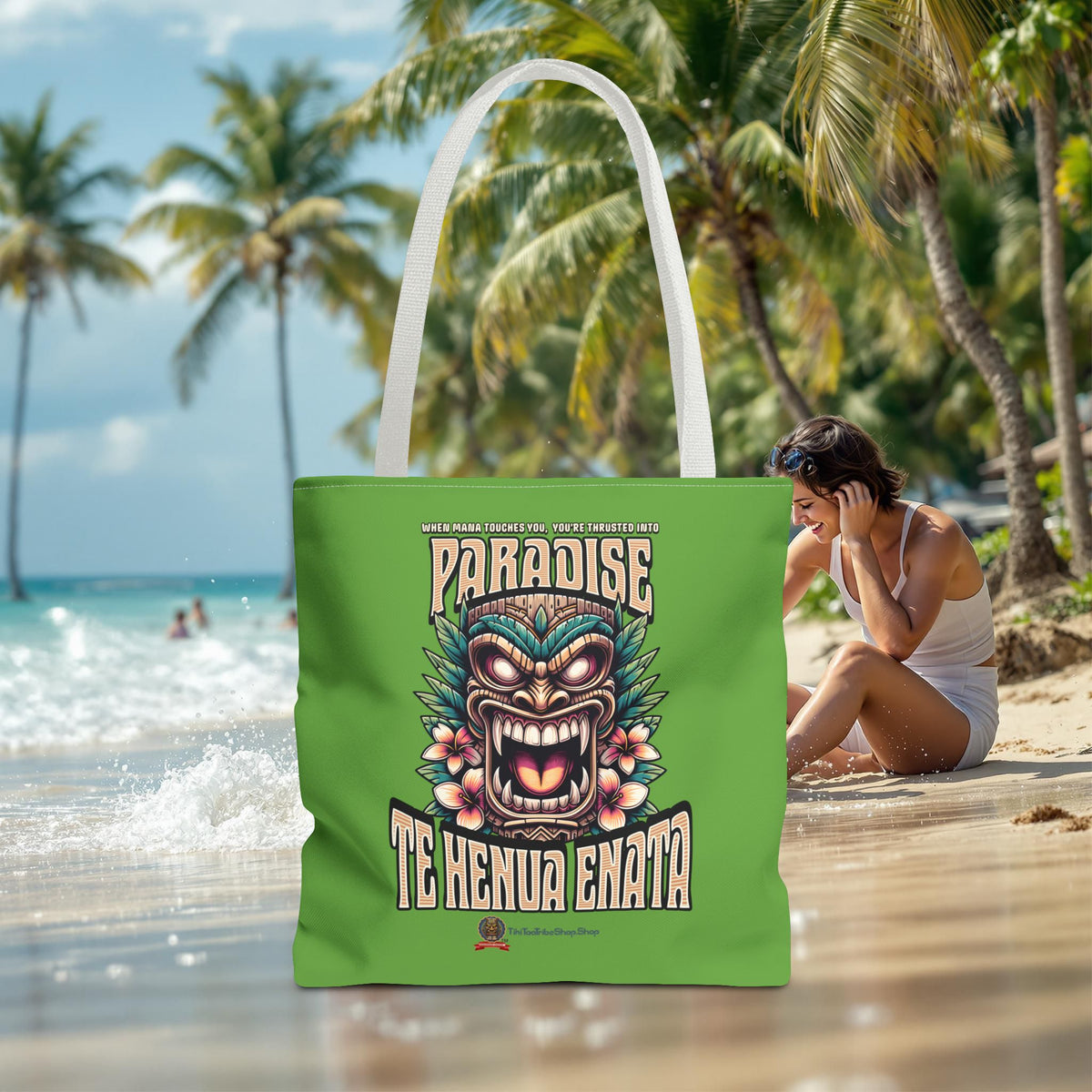 TE HENUA ENATA PARADISE Tote Bag