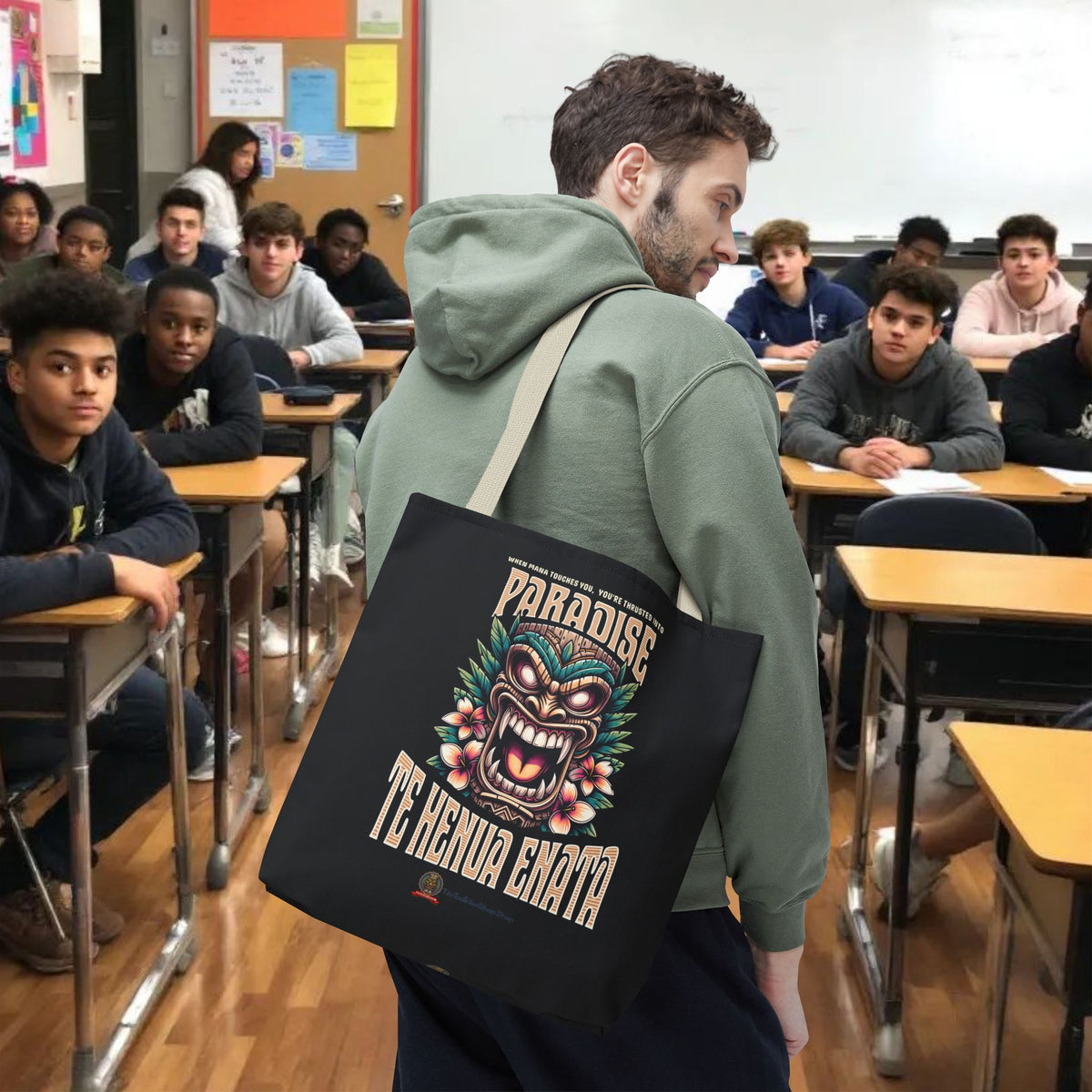 TE HENUA ENATA PARADISE Tote Bag