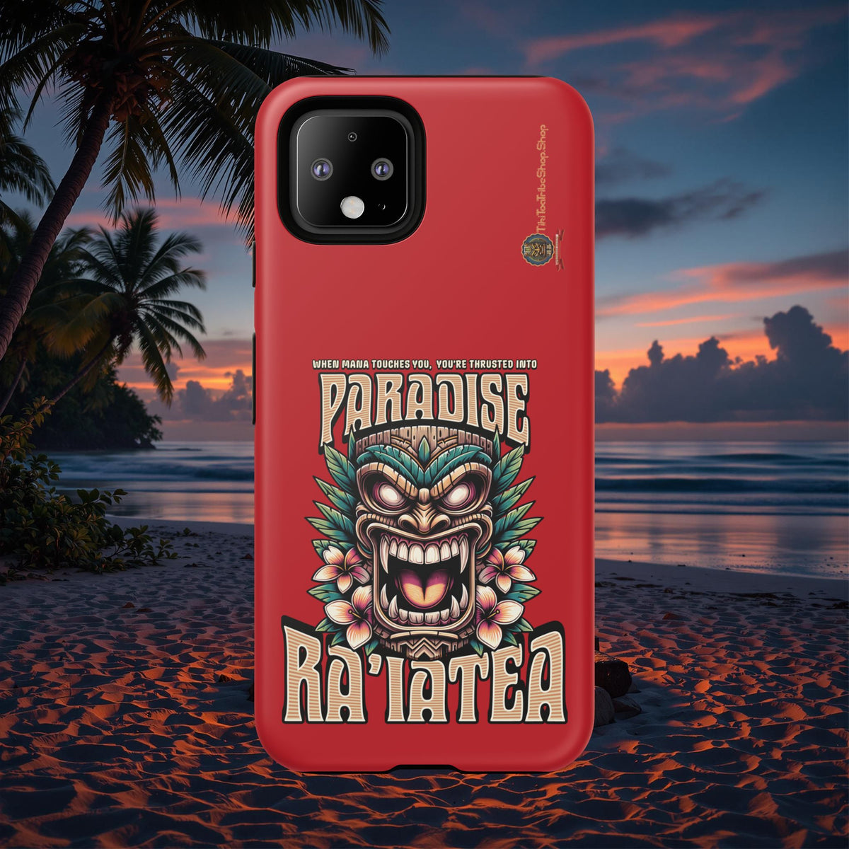 Ra’iatea – Coque Tiki Tribal de Protection Premium