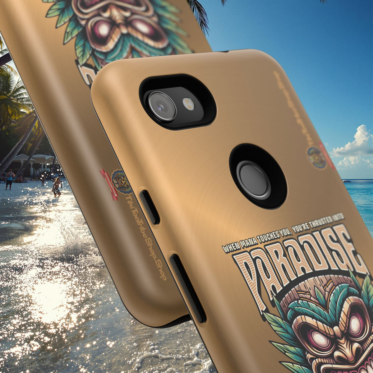 Te Henua Enata â Coque Antichoc Tiki Ancestral & Puissant