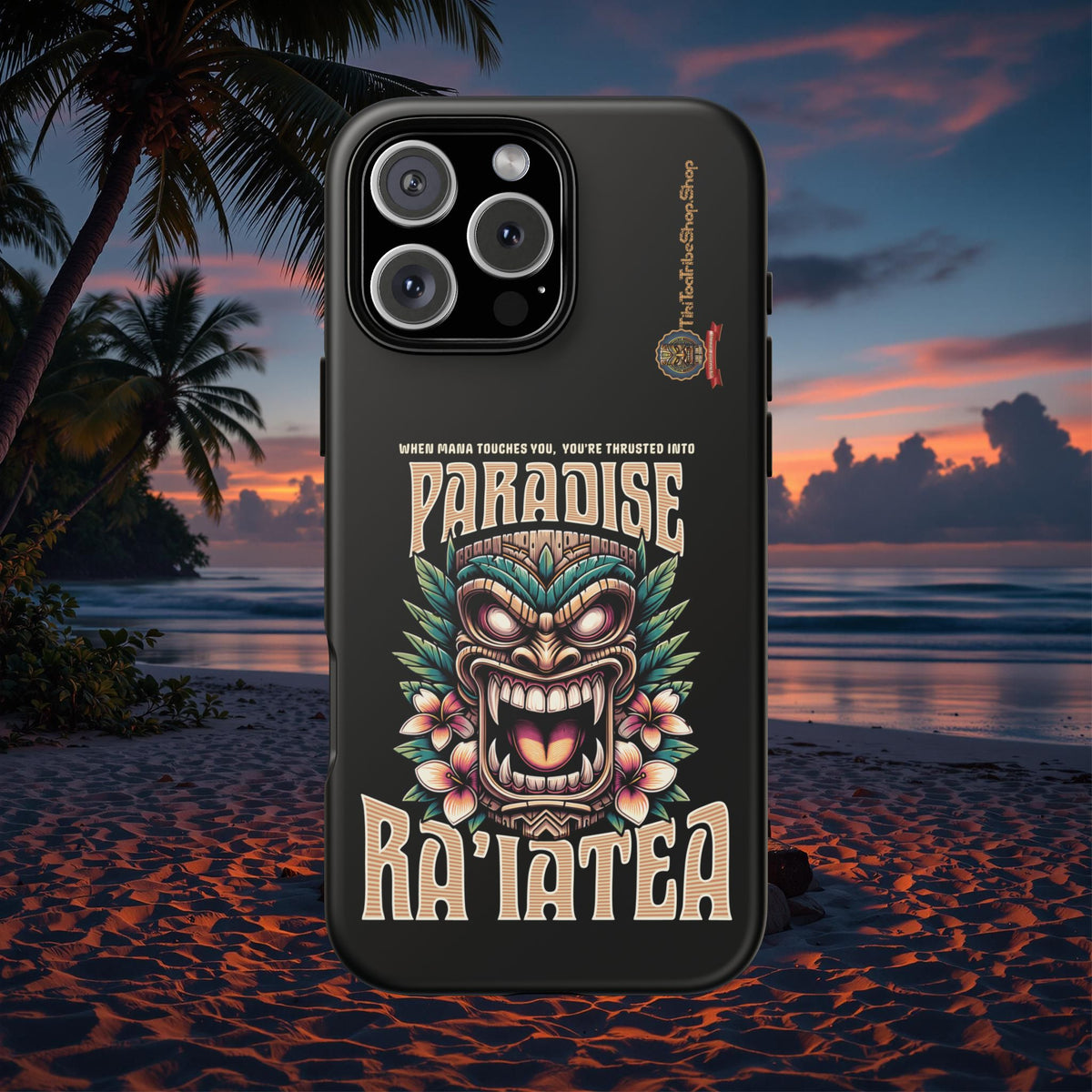Ra’iatea – Coque Tiki Tribal de Protection Premium