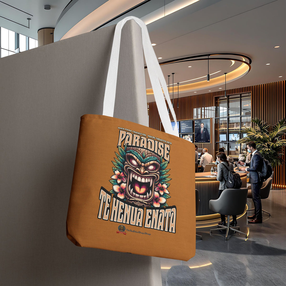 TE HENUA ENATA PARADISE Tote Bag