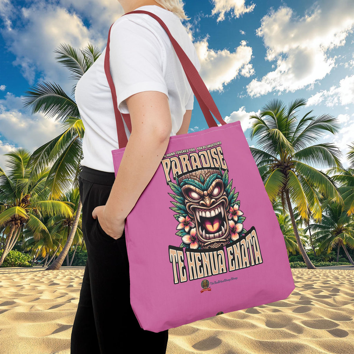 TE HENUA ENATA PARADISE Tote Bag