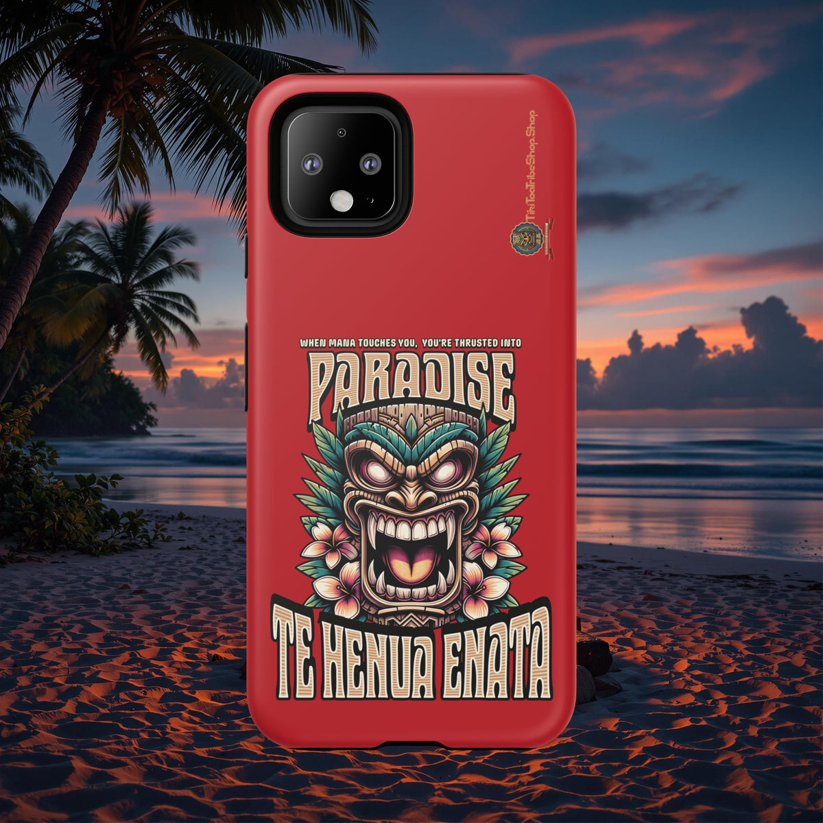 Te Henua Enata â Coque Antichoc Tiki Ancestral & Puissant