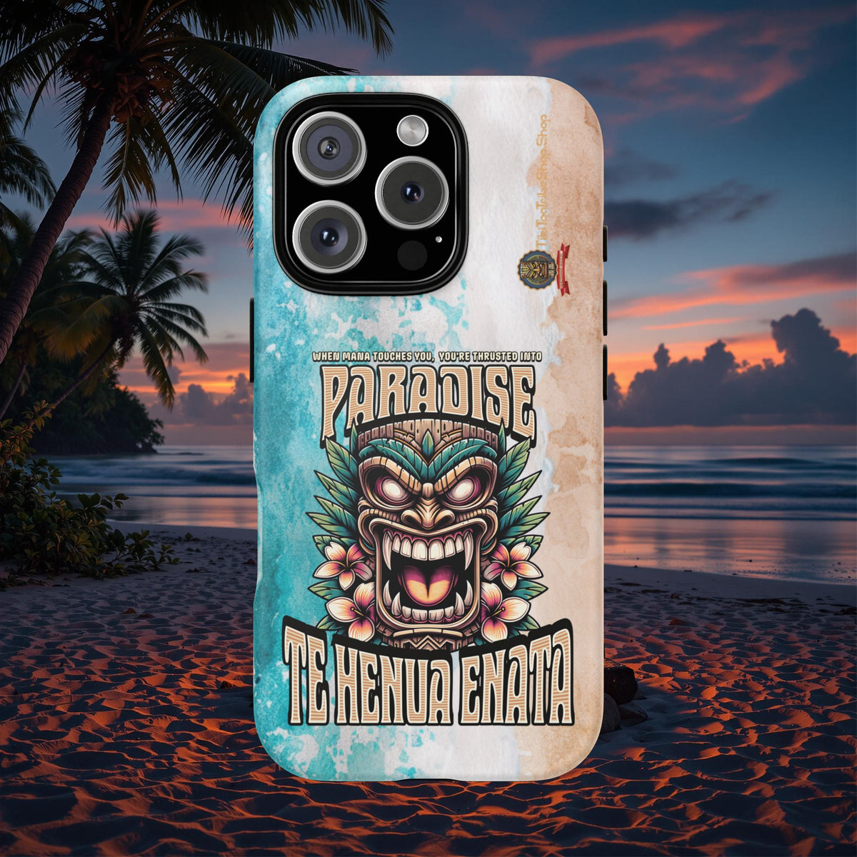 Te Henua Enata â Coque Antichoc Tiki Ancestral & Puissant