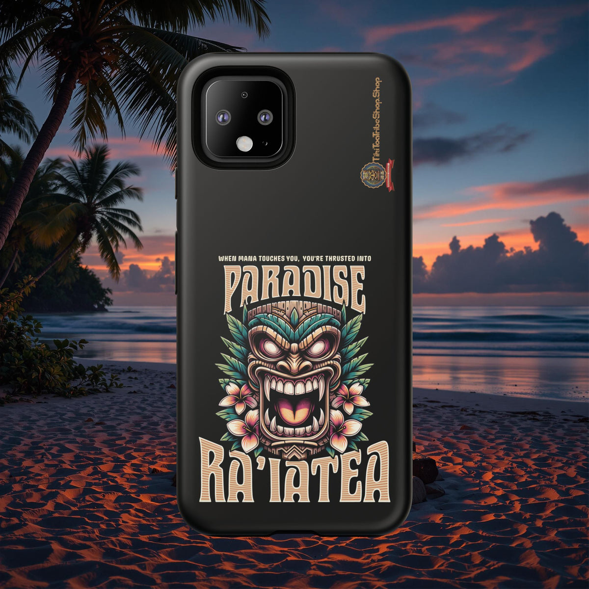 Ra’iatea – Coque Tiki Tribal de Protection Premium