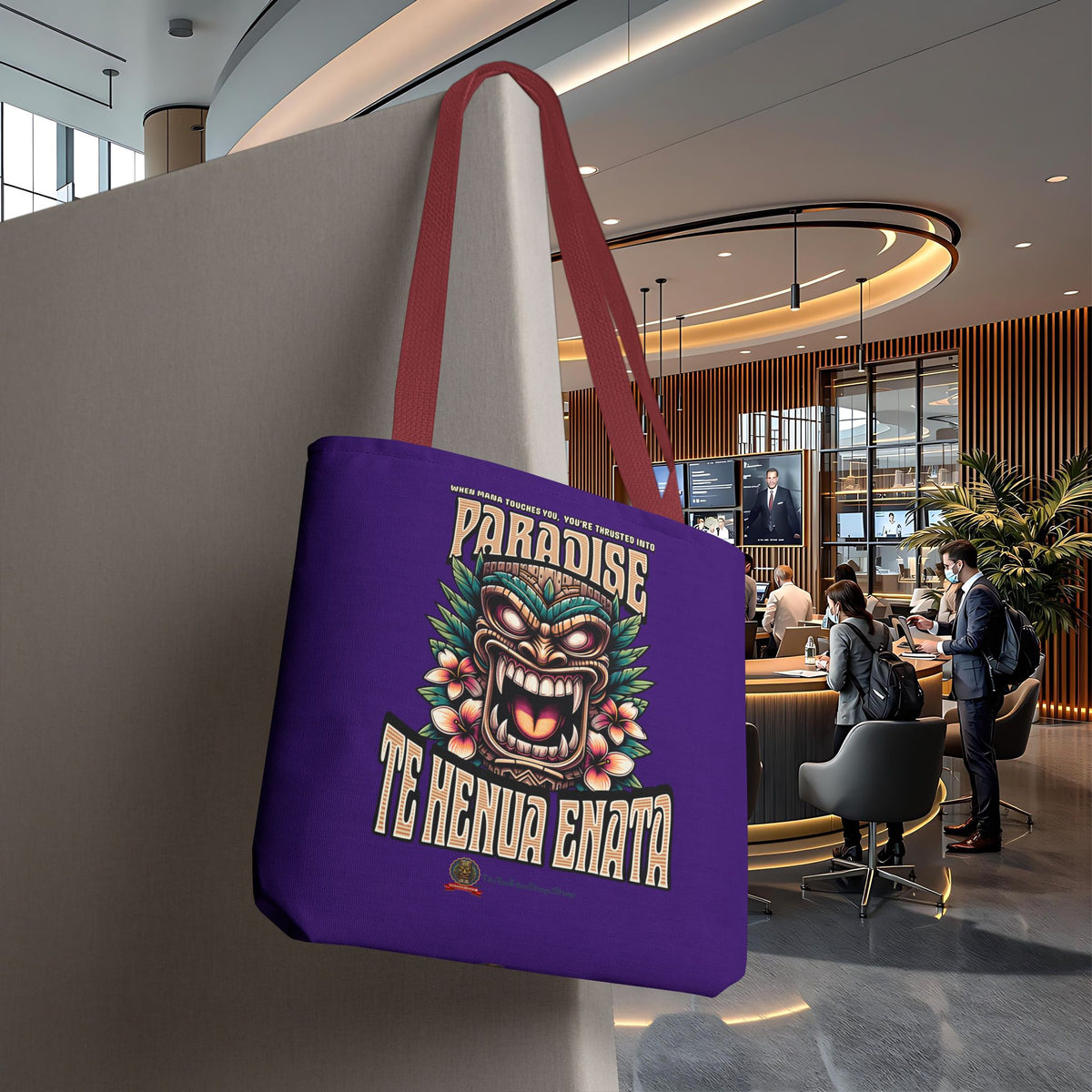 TE HENUA ENATA PARADISE Tote Bag