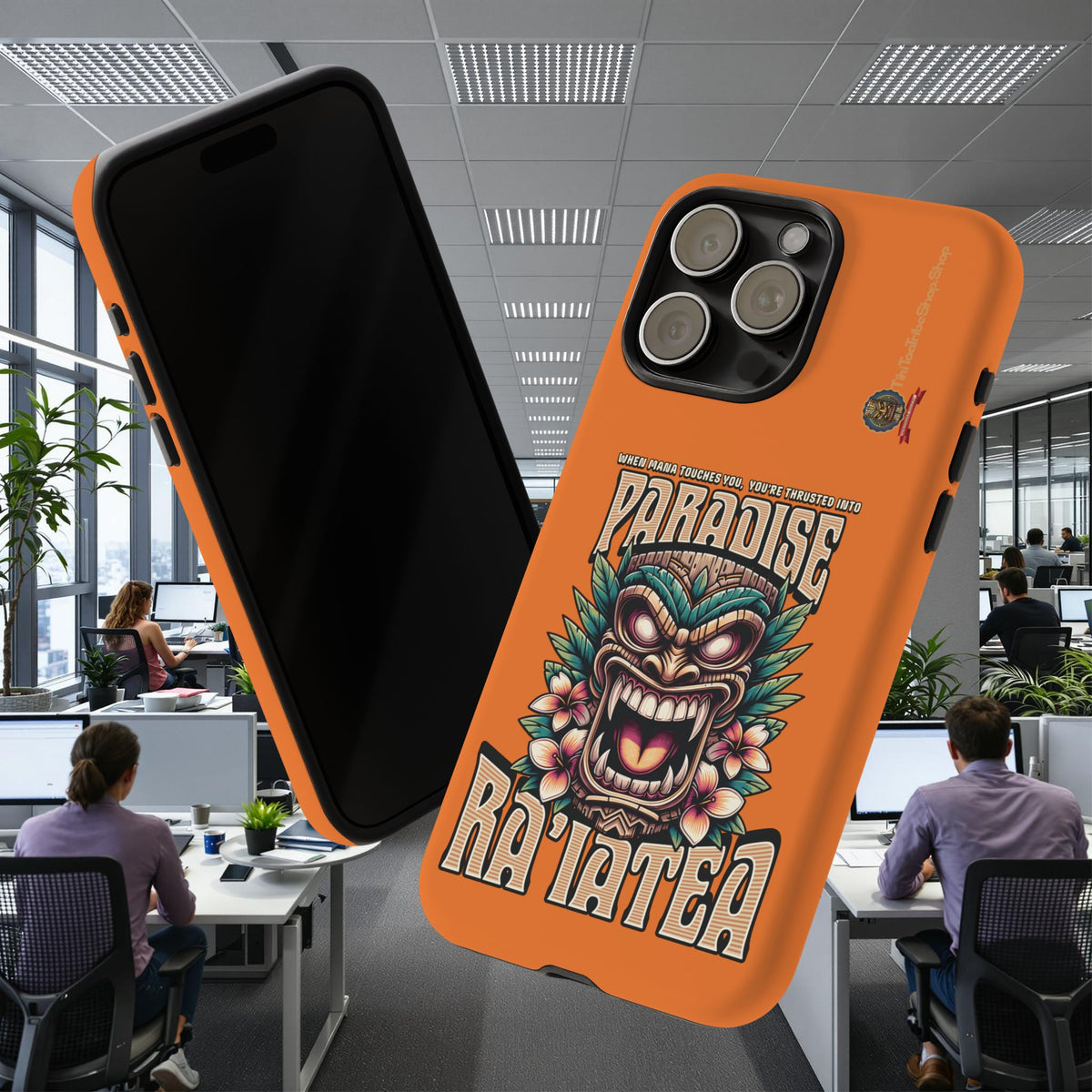 Ra’iatea – Coque Tiki Tribal de Protection Premium