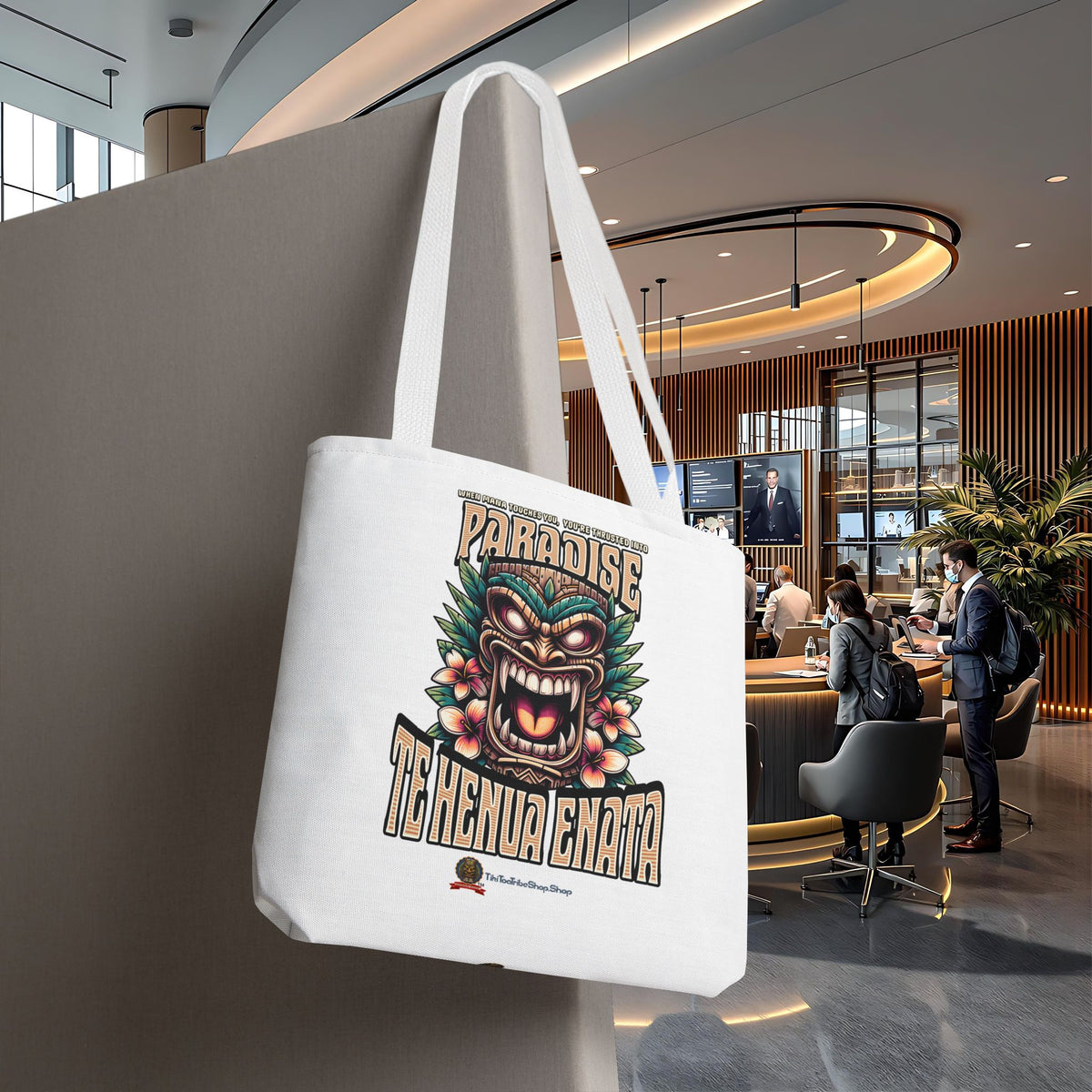 TE HENUA ENATA PARADISE Tote Bag