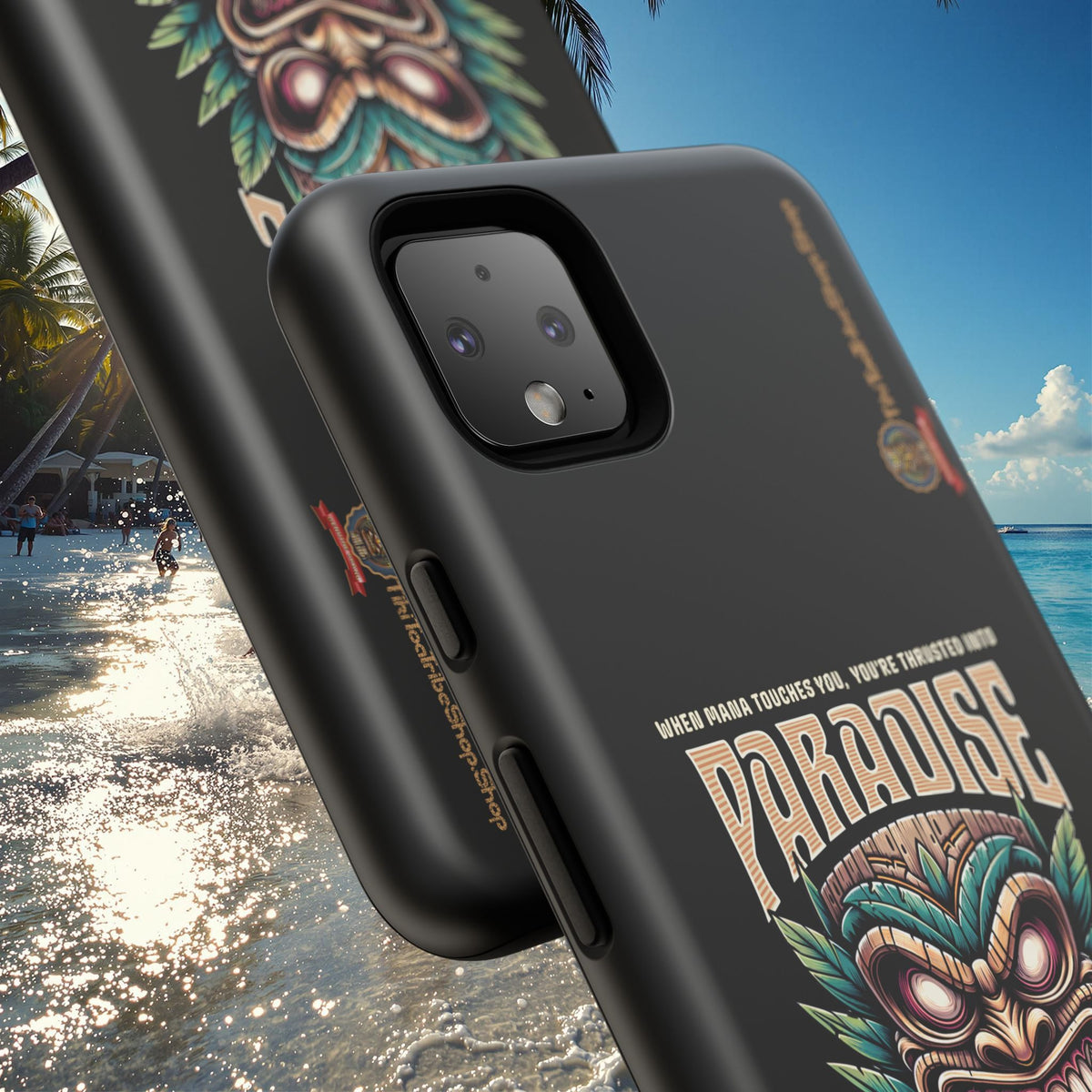 Te Henua Enata â Coque Antichoc Tiki Ancestral & Puissant