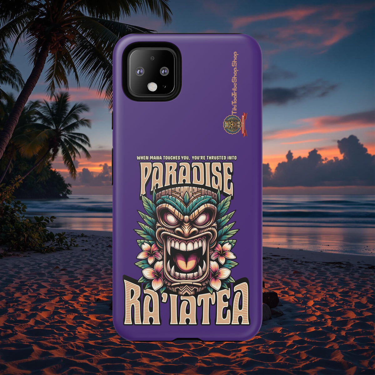 Ra’iatea – Coque Tiki Tribal de Protection Premium