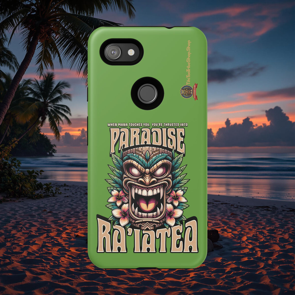 Ra’iatea – Coque Tiki Tribal de Protection Premium