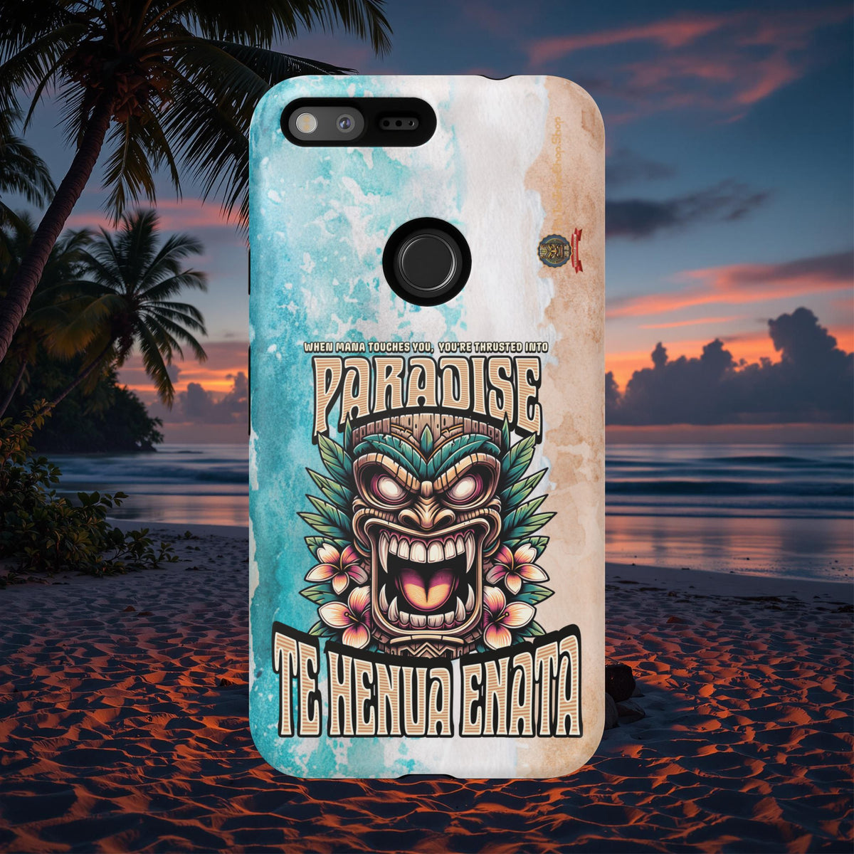 Te Henua Enata â Coque Antichoc Tiki Ancestral & Puissant