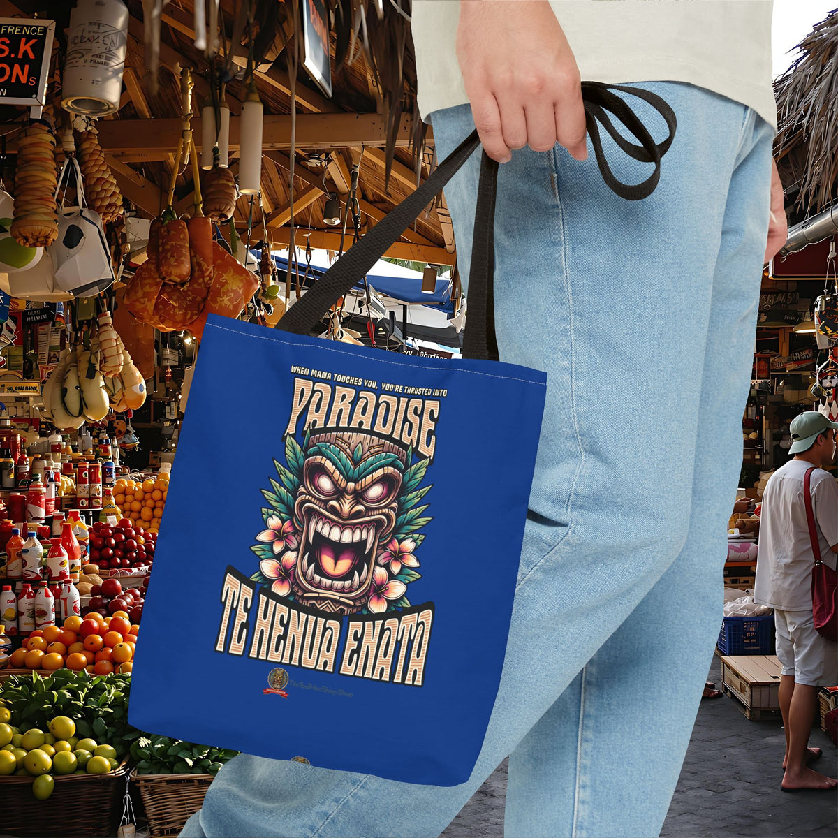 TE HENUA ENATA PARADISE Tote Bag