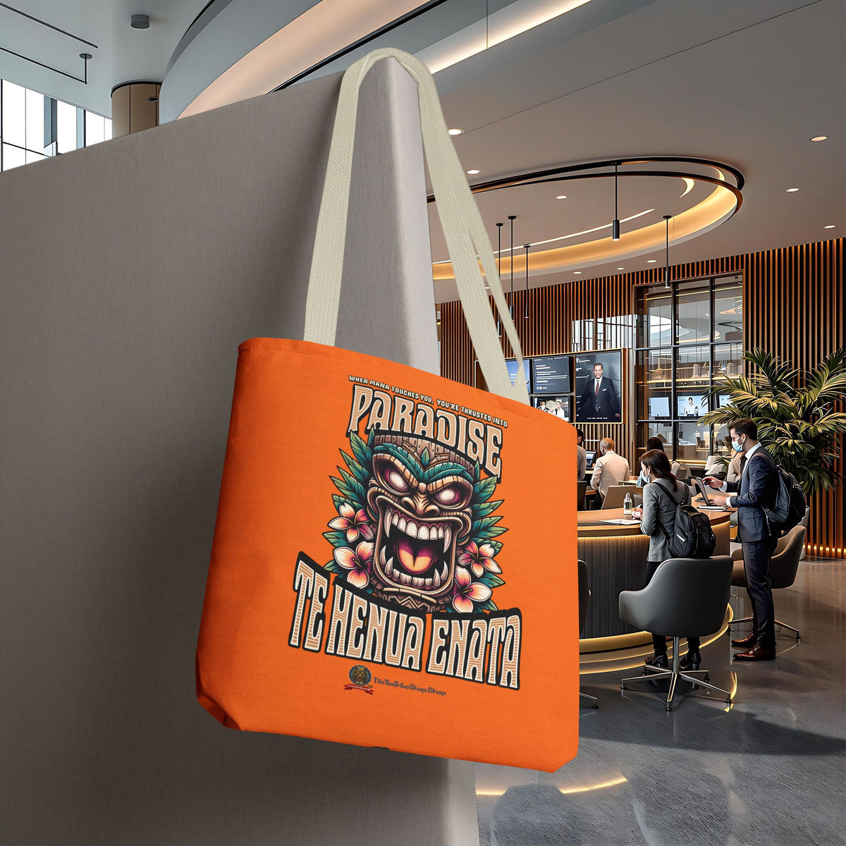 TE HENUA ENATA PARADISE Tote Bag