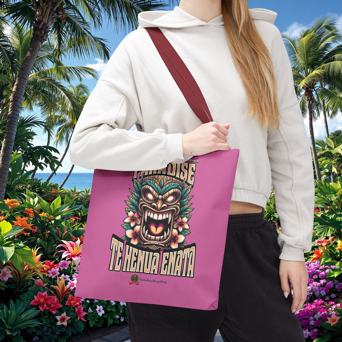 TE HENUA ENATA PARADISE Tote Bag