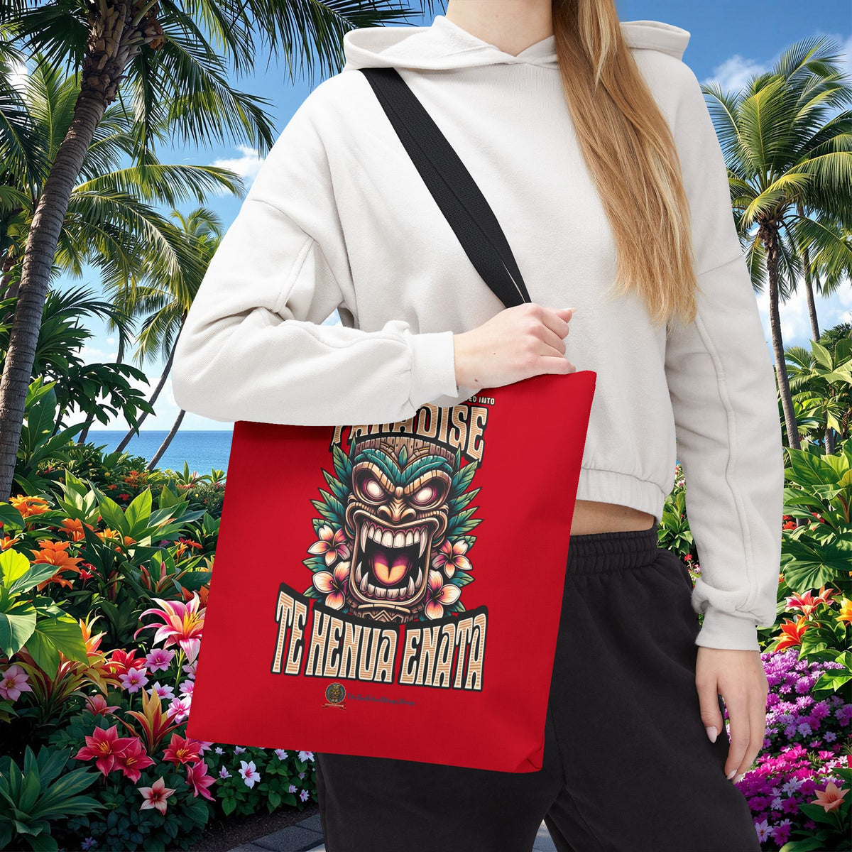 TE HENUA ENATA PARADISE Tote Bag