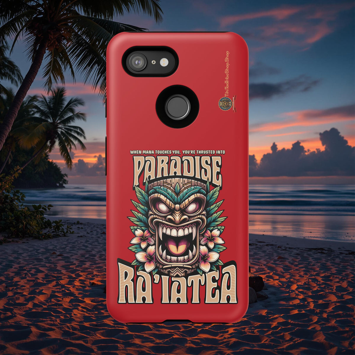 Ra’iatea – Coque Tiki Tribal de Protection Premium