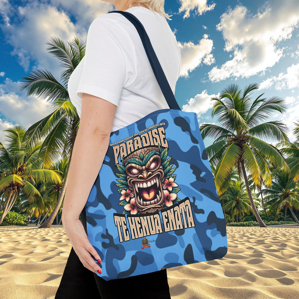 TE HENUA ENATA PARADISE Tote Bag