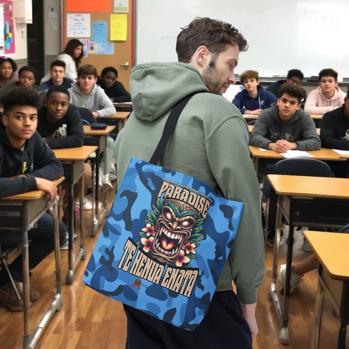 TE HENUA ENATA PARADISE Tote Bag