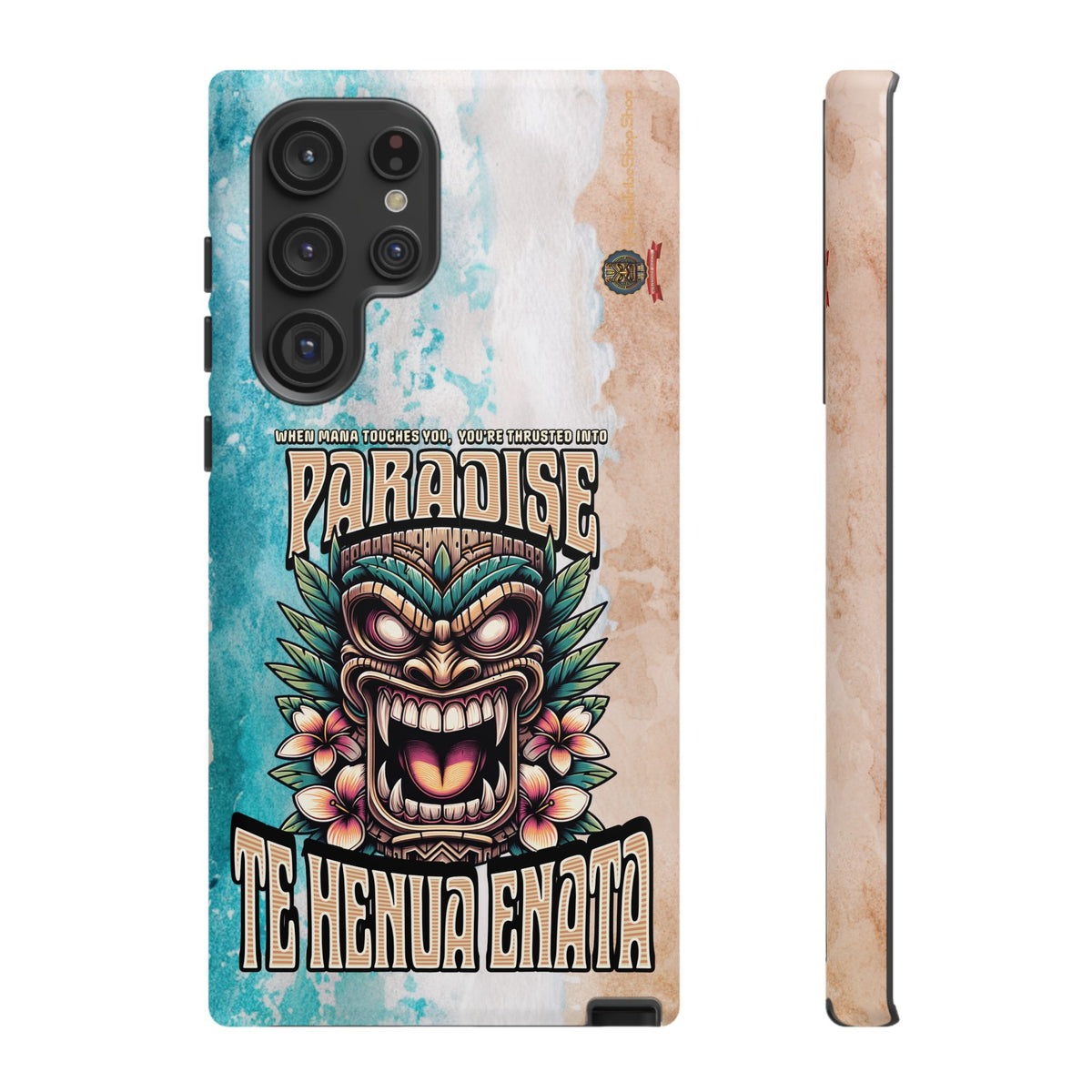 Te Henua Enata â Coque Antichoc Tiki Ancestral & Puissant