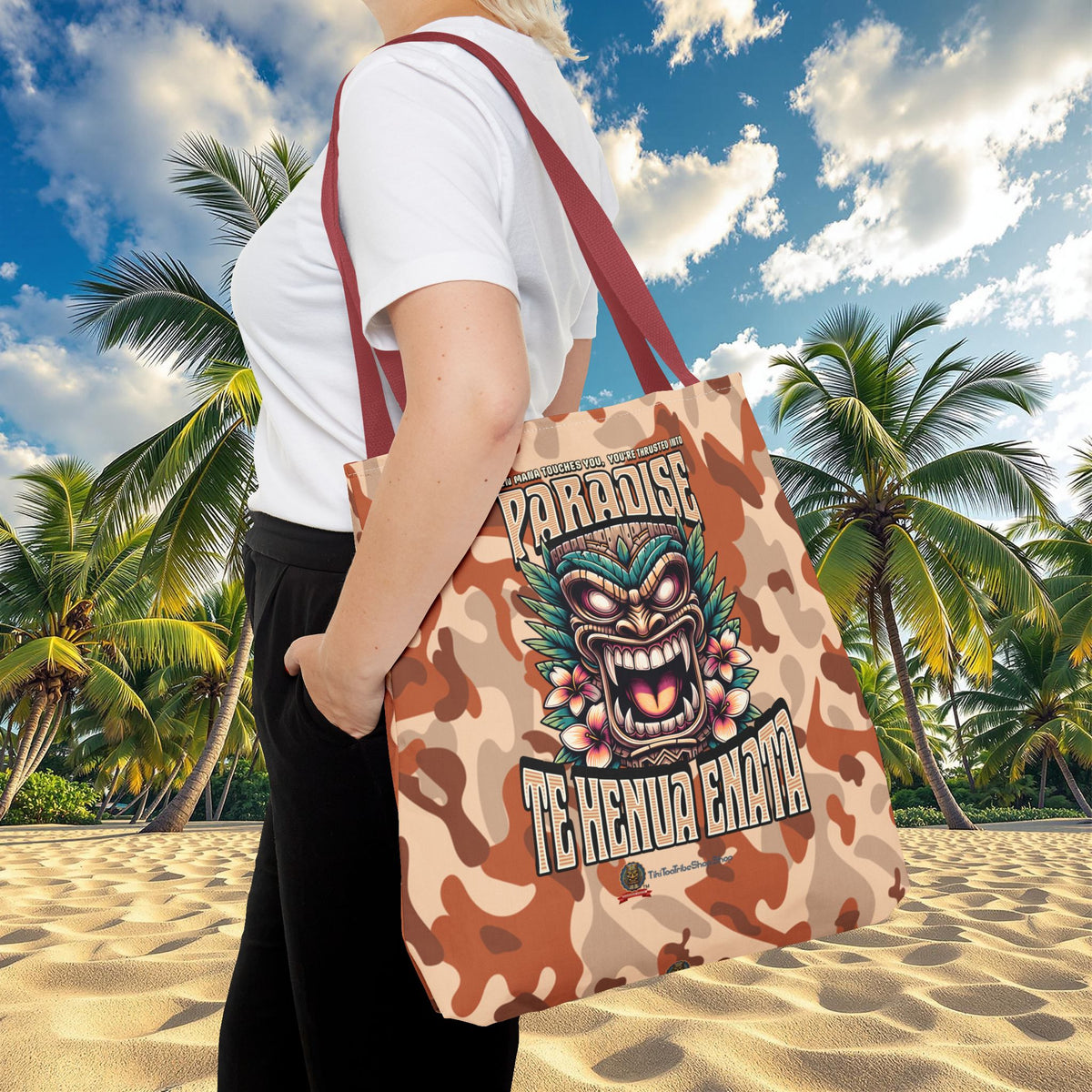 TE HENUA ENATA PARADISE Tote Bag