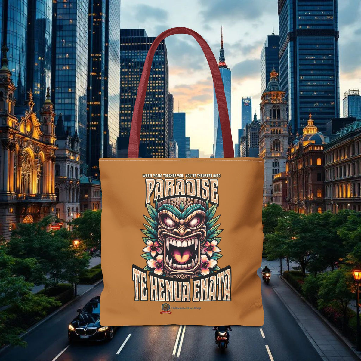 TE HENUA ENATA PARADISE Tote Bag