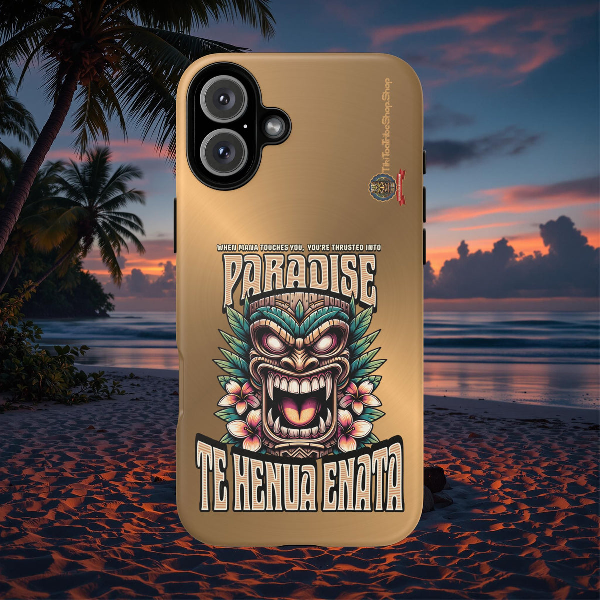 Te Henua Enata â Coque Antichoc Tiki Ancestral & Puissant