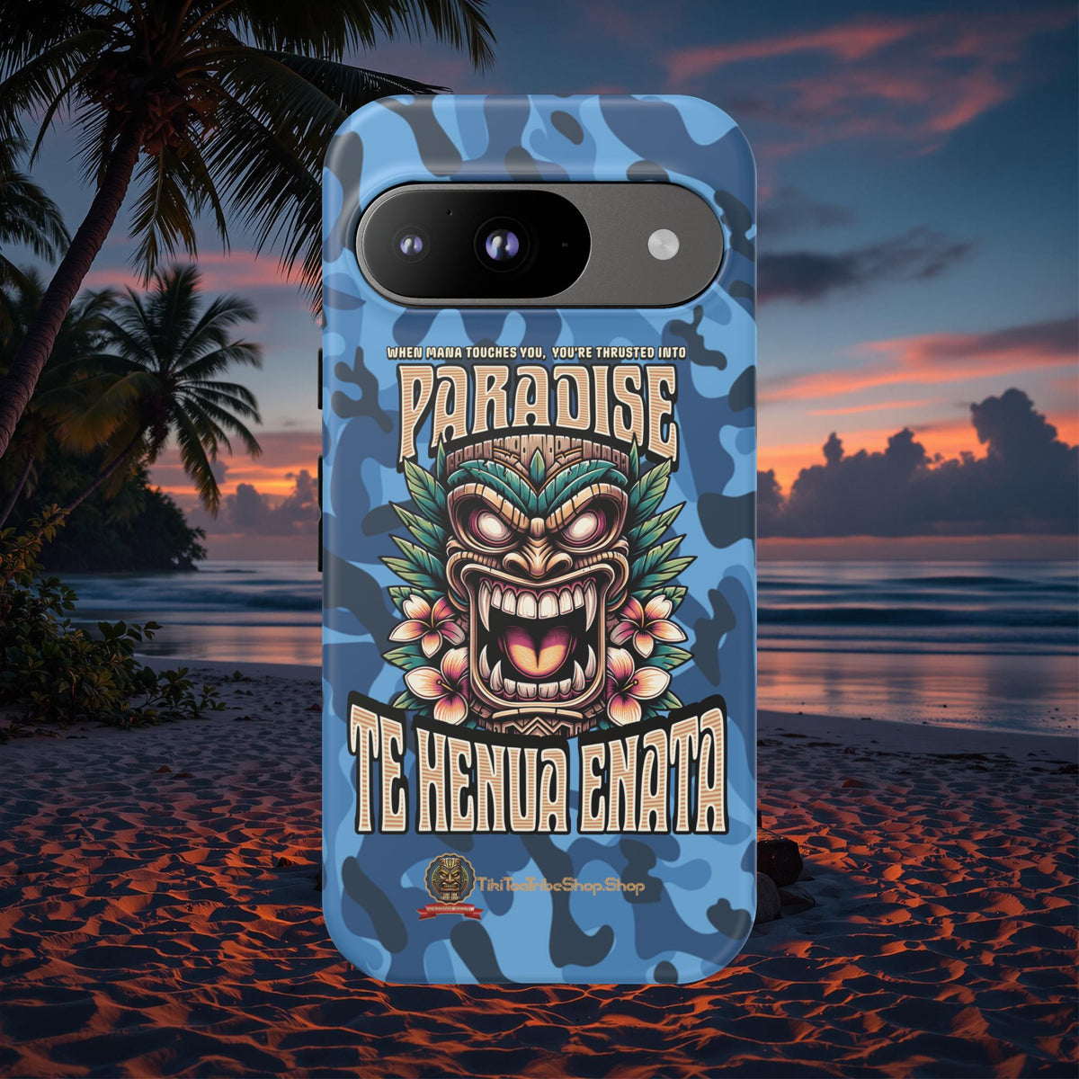 Te Henua Enata â Coque Antichoc Tiki Ancestral & Puissant