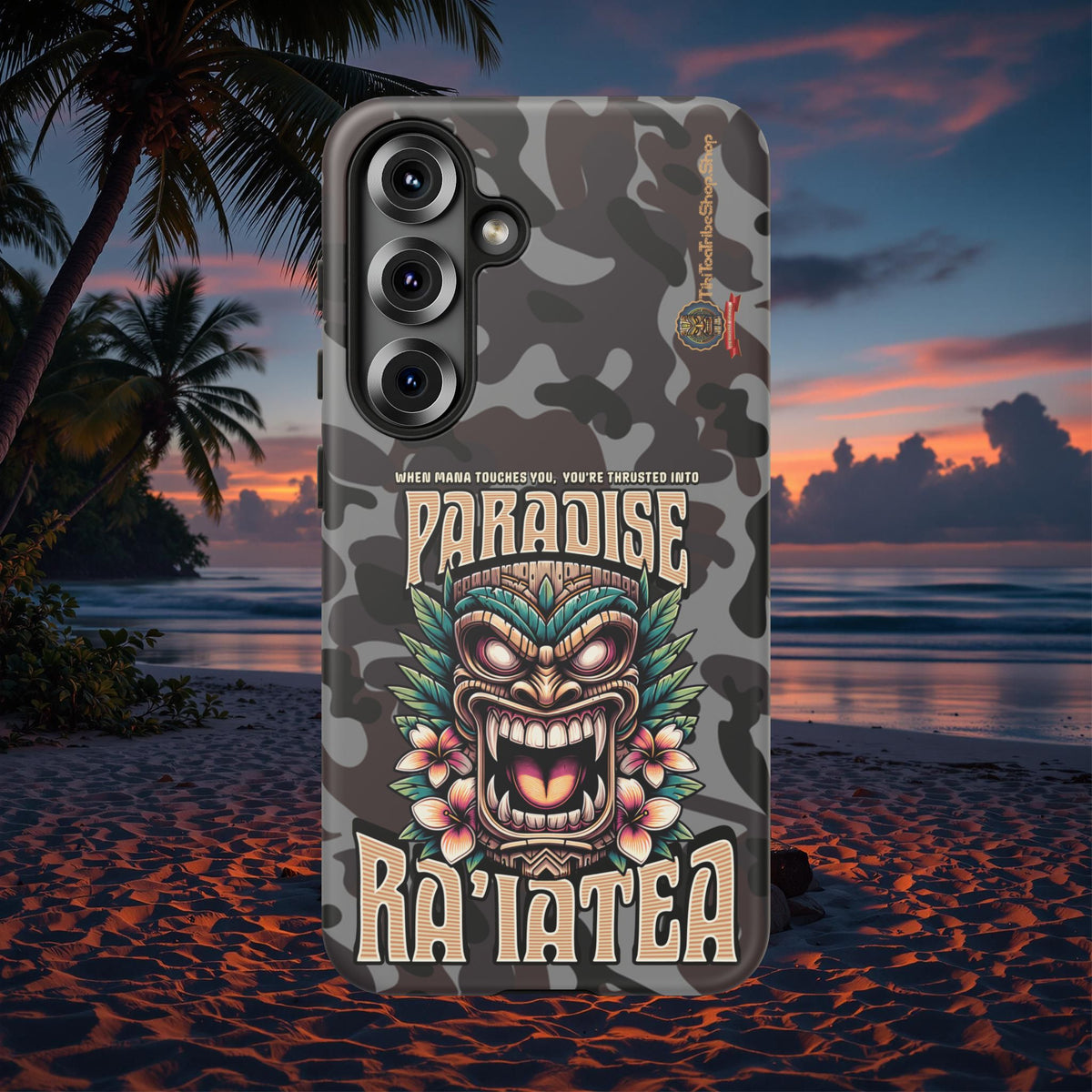Ra’iatea – Coque Tiki Tribal de Protection Premium