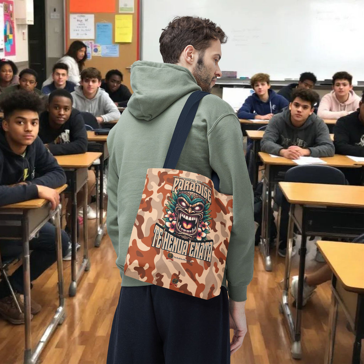 TE HENUA ENATA PARADISE Tote Bag