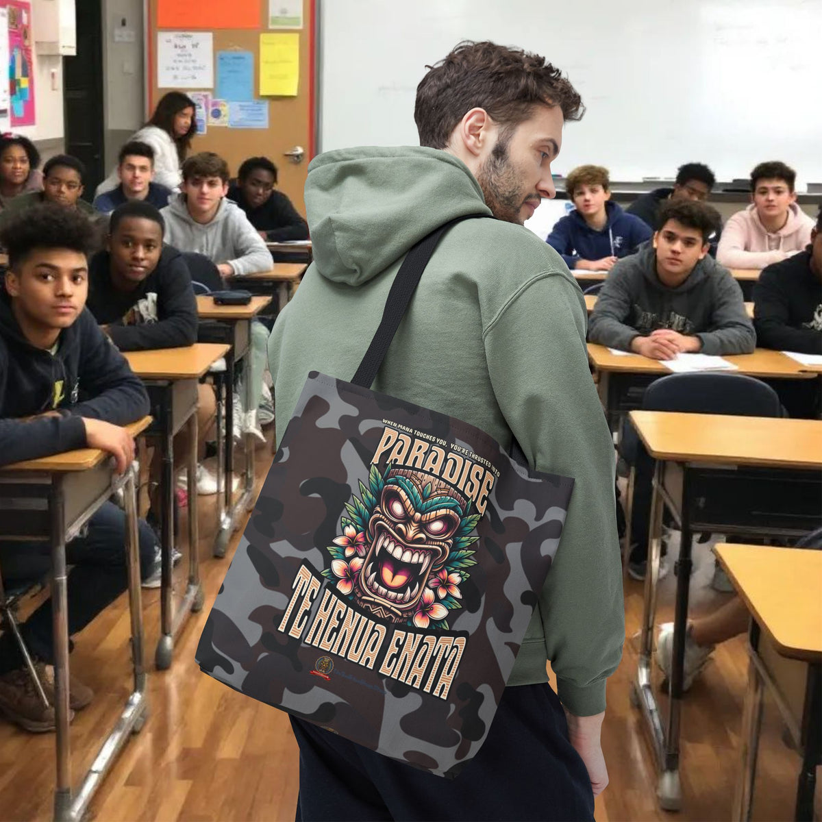 TE HENUA ENATA PARADISE Tote Bag