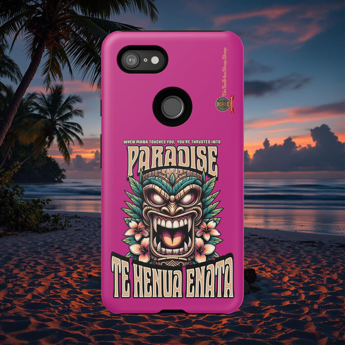 Te Henua Enata â Coque Antichoc Tiki Ancestral & Puissant