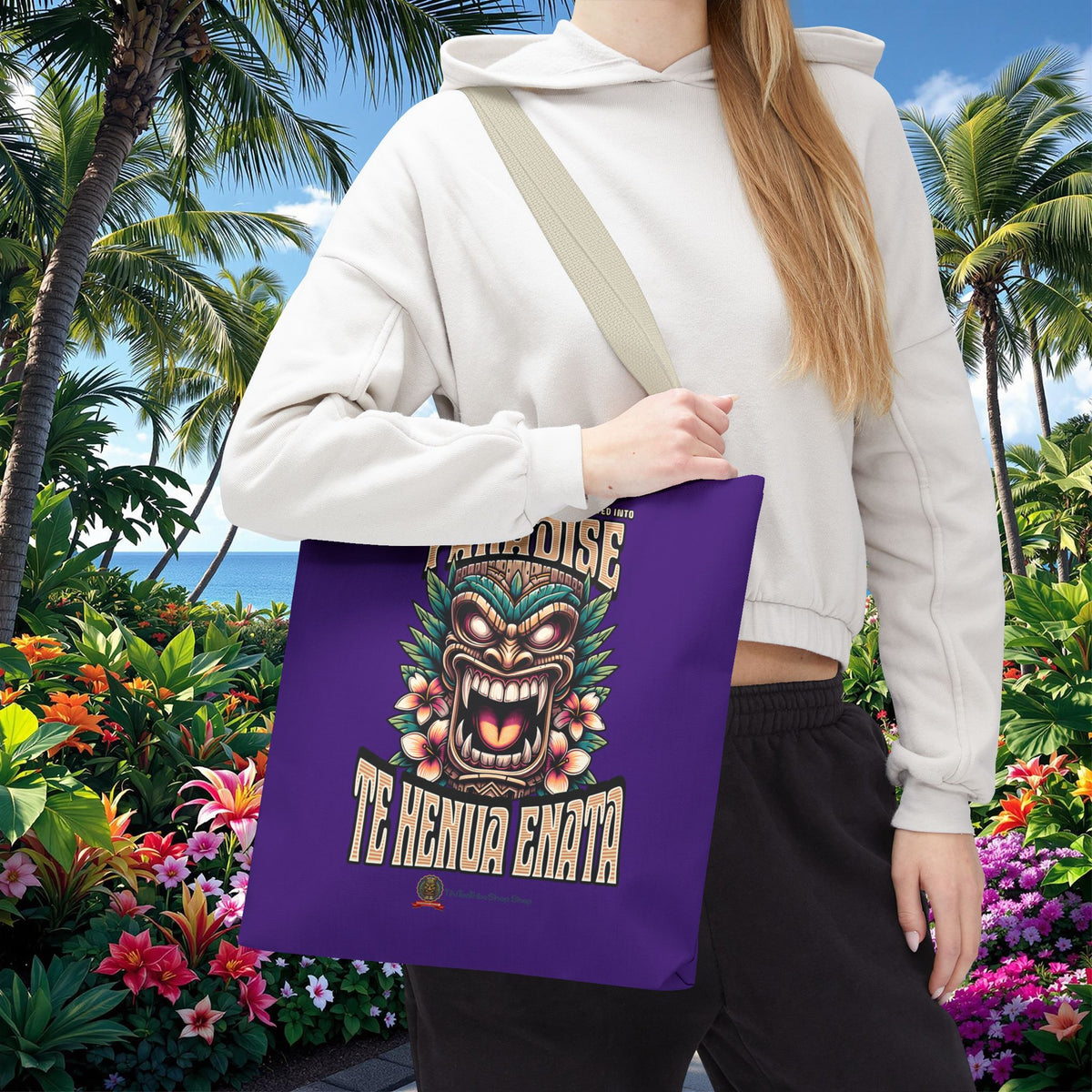 TE HENUA ENATA PARADISE Tote Bag