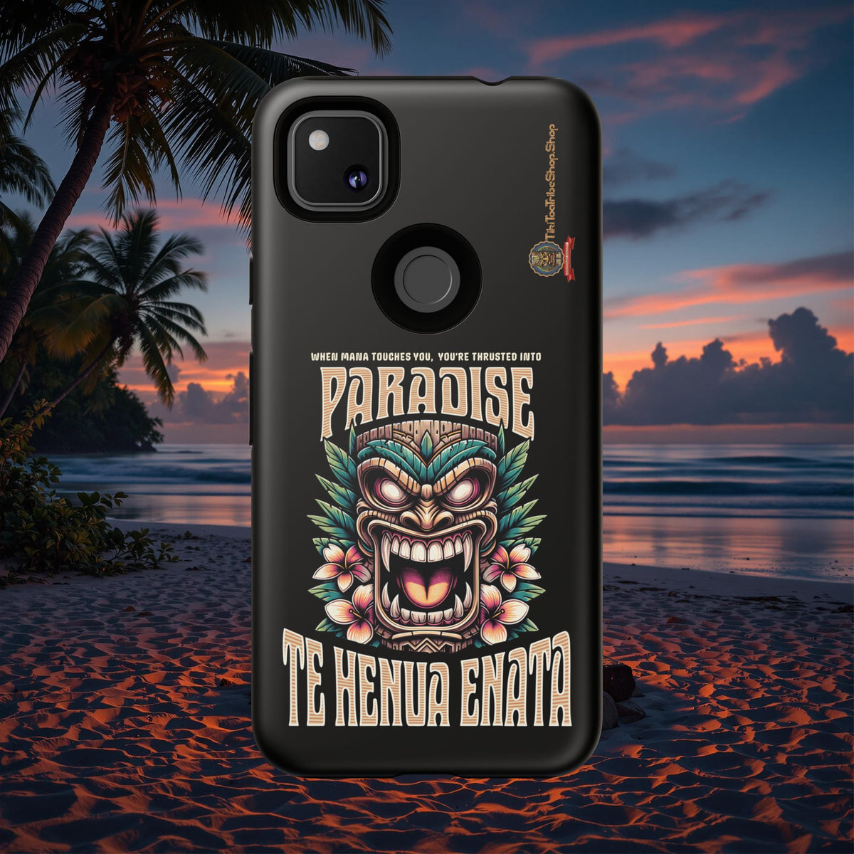 Te Henua Enata â Coque Antichoc Tiki Ancestral & Puissant