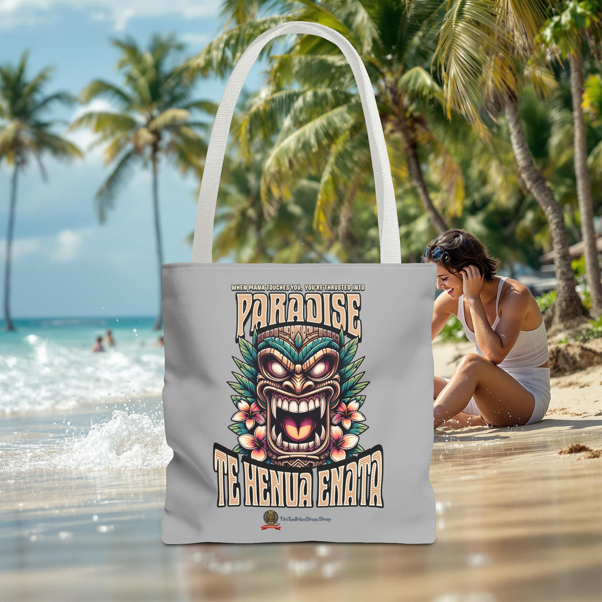 TE HENUA ENATA PARADISE Tote Bag