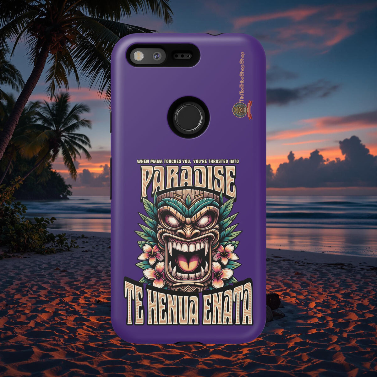 Te Henua Enata â Coque Antichoc Tiki Ancestral & Puissant