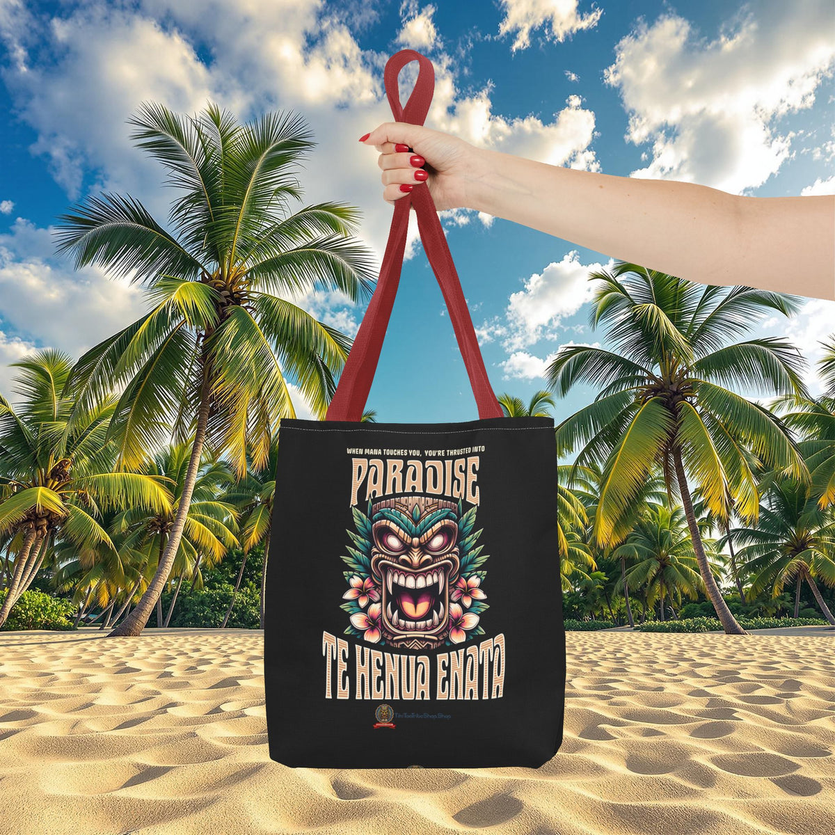 TE HENUA ENATA PARADISE Tote Bag