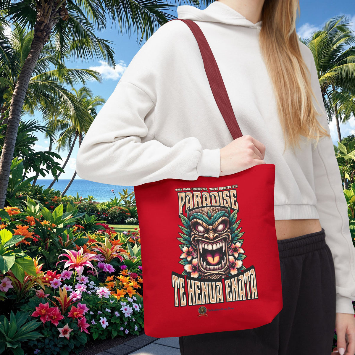 TE HENUA ENATA PARADISE Tote Bag