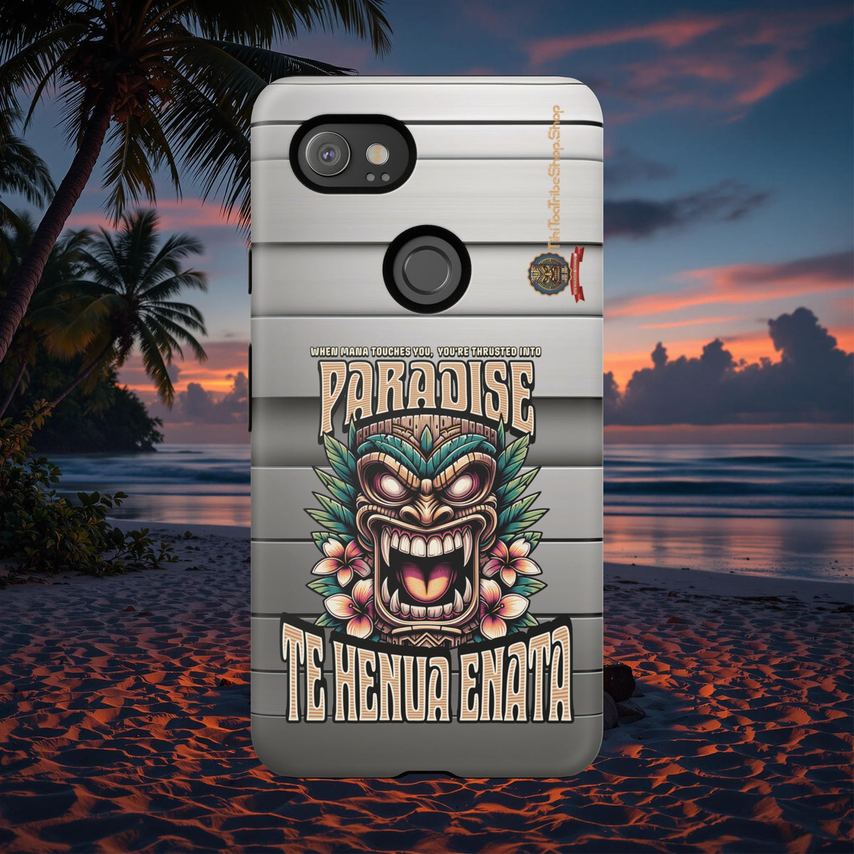 Te Henua Enata â Coque Antichoc Tiki Ancestral & Puissant