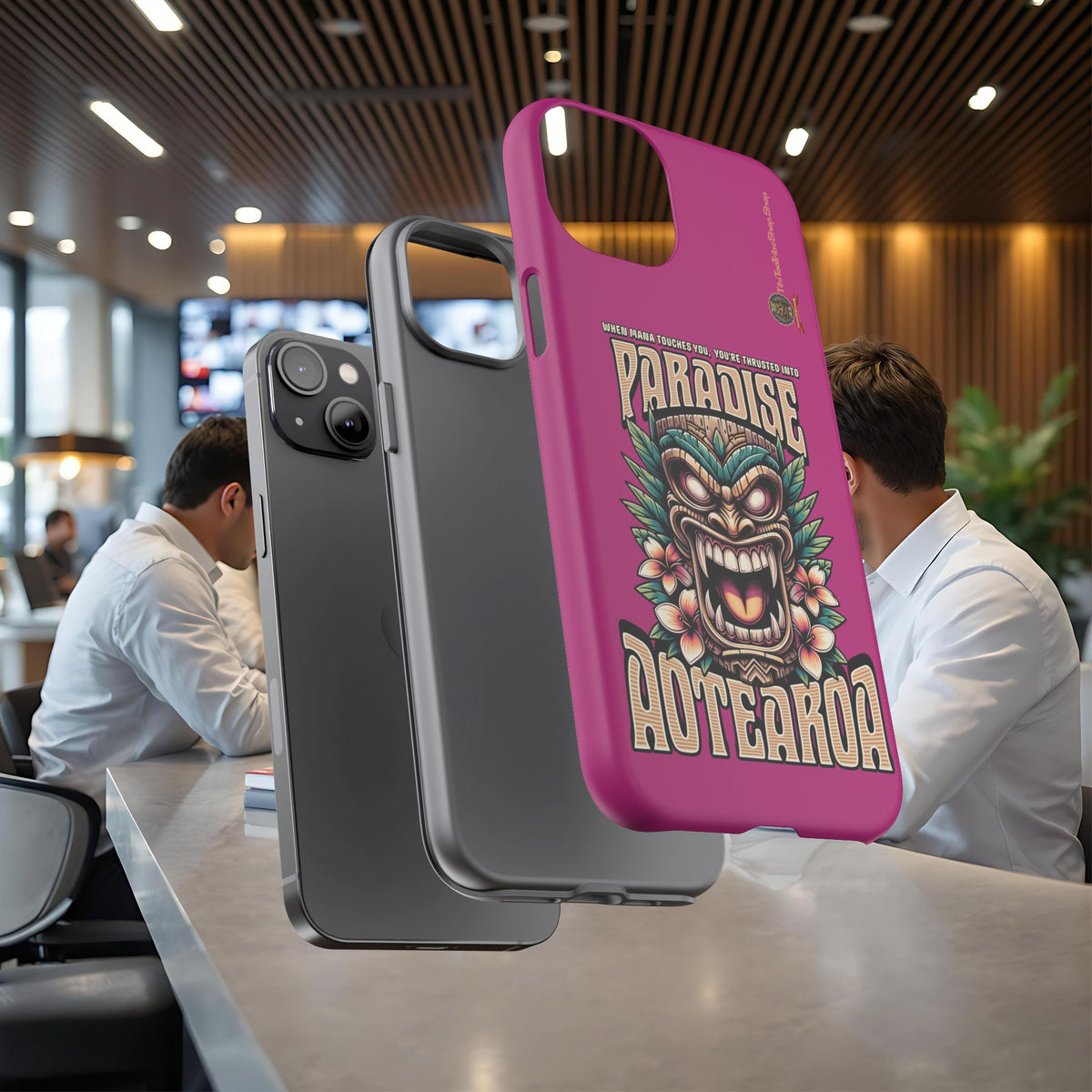 Aotearoa – Tiki Maori & Ancestral Mana Shockproof Case