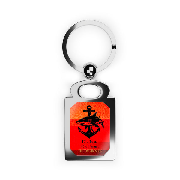 🇵🇫 “Tiki Toa – The Guardian” Keychain