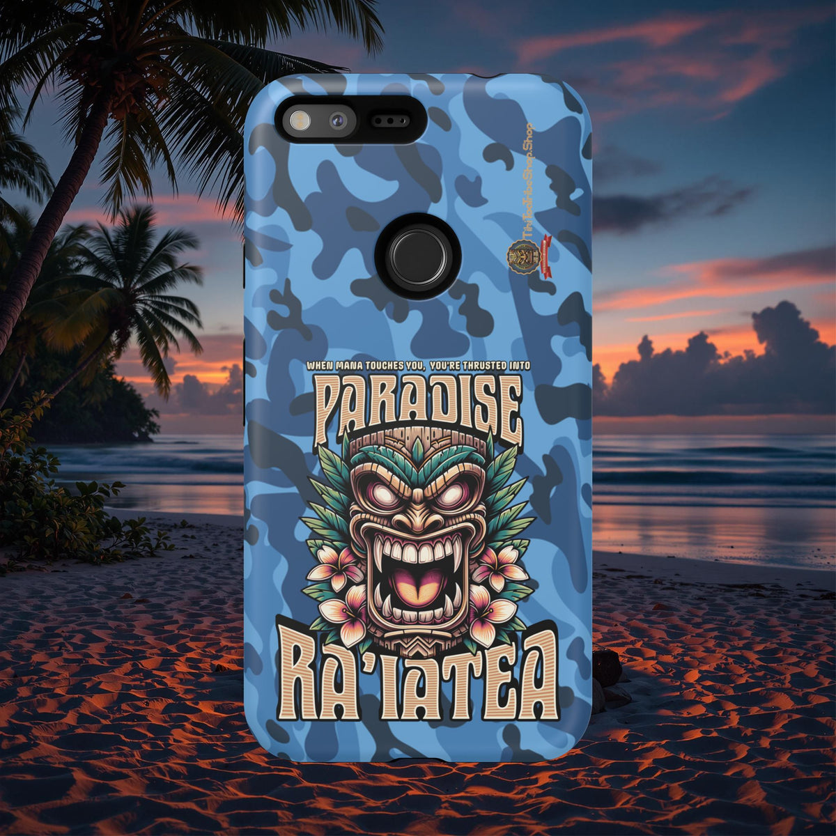 Ra’iatea – Coque Tiki Tribal de Protection Premium