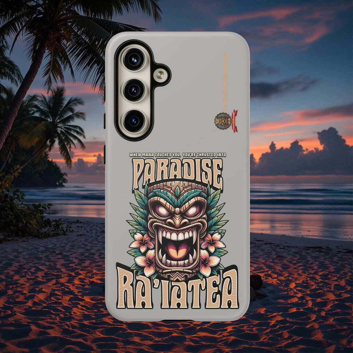 Ra’iatea – Coque Tiki Tribal de Protection Premium