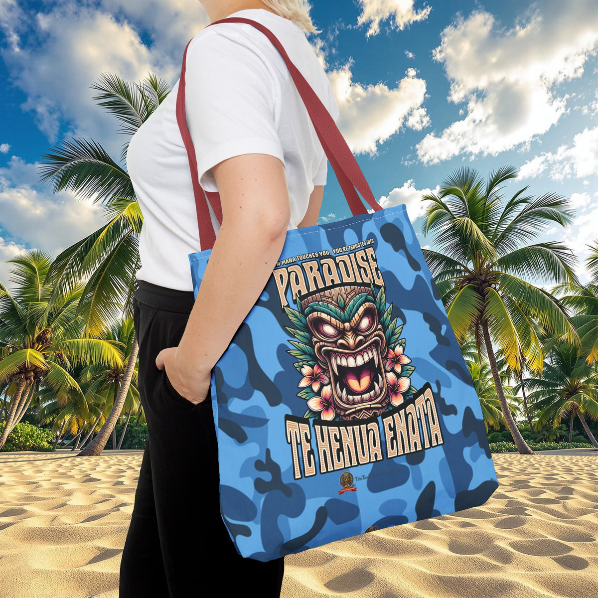 TE HENUA ENATA PARADISE Tote Bag