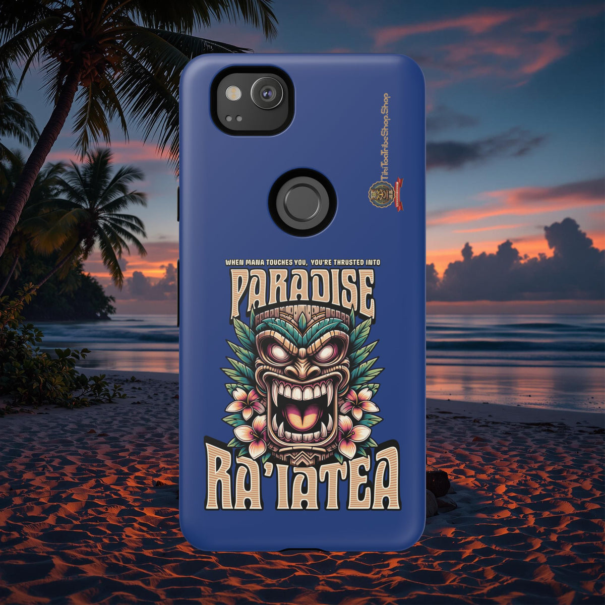 Ra’iatea – Coque Tiki Tribal de Protection Premium