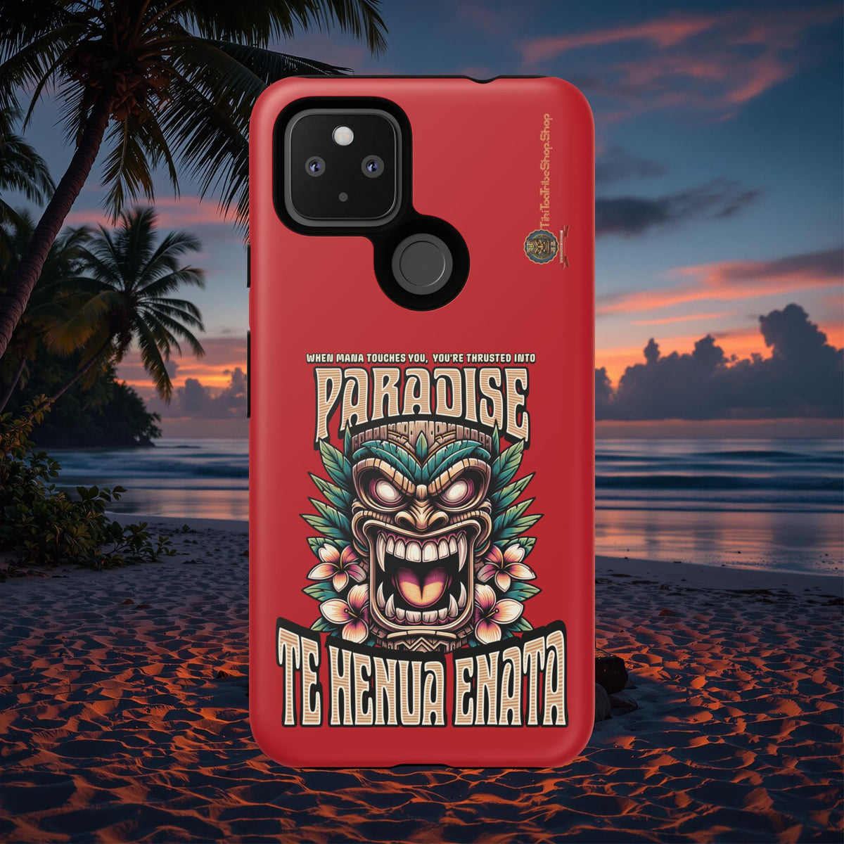 Te Henua Enata â Coque Antichoc Tiki Ancestral & Puissant
